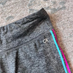 Load image into Gallery viewer, Gap Charcoal Gray GapFit Side Stripe Sport Leggings M
