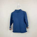 Load image into Gallery viewer, Mini Boden Quarter Zip Blue Sweatshirt 5-6
