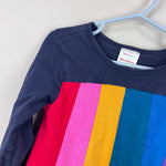 Load image into Gallery viewer, Hanna Andersson Girls Rainbow Stripe Dress 120 cm 6-7
