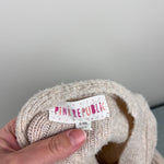 Load image into Gallery viewer, Pink Republic Girls Cream Cardigan Sweater S 7/8
