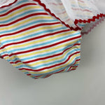 Load image into Gallery viewer, Big Fish by Sweet Potatoes Striped Circus Ruffle Bathing Suit 6 Months
