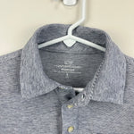 Load image into Gallery viewer, Vineyard Vines Edgartown Polo Shirt Gray S 8-10
