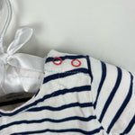 Load image into Gallery viewer, Mini Boden Breton Stripe Applique Car Tee Shirt 3-6 Months
