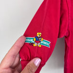 Load image into Gallery viewer, Vintage OshKosh B'gosh Team Sports Bear Long Sleeve Red T-Shirt 6-9 Months USA
