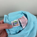 Load image into Gallery viewer, Vintage Y2K Elmo's World Long Sleeve Blue Flower Top 18 Months
