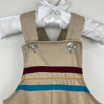 Load image into Gallery viewer, Vintage Tog-A-Logs Tan Overalls 12 Months USA
