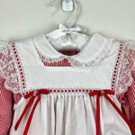 Load image into Gallery viewer, Vintage Winnie the Pooh Red White Striped Pinafore Dress 3T USA
