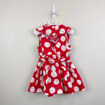 Load image into Gallery viewer, Vintage Samara Red White Polka Dot Party Dress 3T
