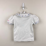 Load image into Gallery viewer, Vintage OshKosh B'gosh Ruffle Collar Flower Garden Blouse 2T USA
