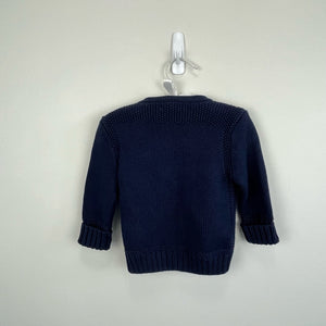 Ralph Lauren Navy Blue Cardigan Sweater 9 Months NWT