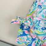 Load image into Gallery viewer, Lilly Pulitzer Little Lilly Classic Shift Dress Multi Dream Team 8
