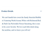 Load image into Gallery viewer, The Beaufort Bonnet Company Sandy Smocked Bubble Worth Avenue White 18-24 Months
