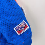 Load image into Gallery viewer, Vintage Mighty-Mac Knicks Basketball Romper Set Blue Orange 12 Months
