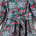Load image into Gallery viewer, Vintage Mousefeathers Festive Floral Dress 4T
