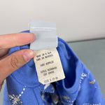 Load image into Gallery viewer, Vintage Hello Teddy by Spumoni Puff Paint Blue Ski Bear Sweatshirt 7/8 USA
