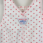 Load image into Gallery viewer, Vintage Healthtex the All American Jean Polka Dot Heart Overalls 3T USA
