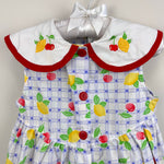 Load image into Gallery viewer, Vintage Mayfair Kids Fruit Bubble Romper 2T
