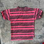 Load image into Gallery viewer, Vintage Body Rags Pink Black Surf T-Shirt Medium 12-14
