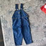 Load image into Gallery viewer, Vintage OshKosh B'gosh Blue Jean Overalls 4T
