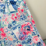 Load image into Gallery viewer, Lilly Pulitzer Girls Crew Blue Tint Sea to Shining Sea Mini Harper Shift Dress XL 12-14
