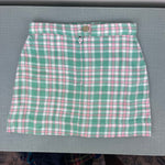 Load image into Gallery viewer, The Beaufort Bonnet Company Perrin Pocket Skirt Putney Plaid with Brass Buttons 8

