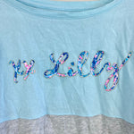 Load image into Gallery viewer, Lilly Pulitzer Girls Mini Finn T-Shirt Blue Oasis M 6-7

