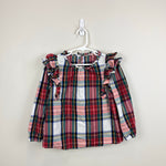 Load image into Gallery viewer, Crewcuts Ruffle Tartan Plaid Blouse 8
