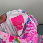 Load image into Gallery viewer, Lilly Pulitzer Girls Annabelle Infant Dress Multi Take It From Your Mums 12-18 months
