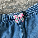 Load image into Gallery viewer, Vintage Blue Jean Ribbon Shorts 6
