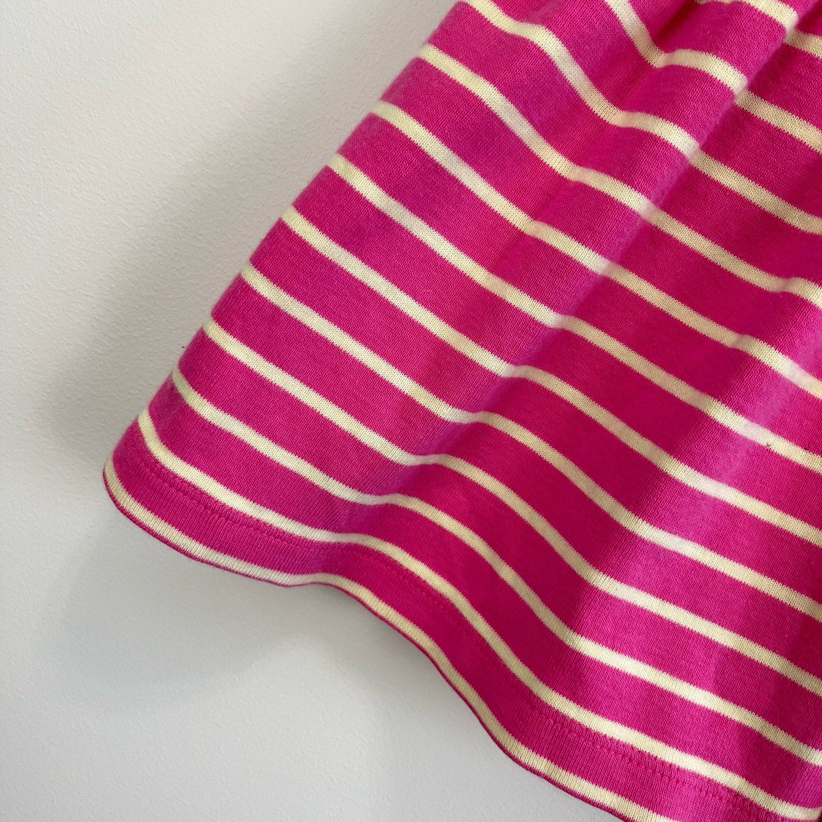 Hanna Andersson Pink & Yellow Striped Dress 60 cm (3-6 Months)