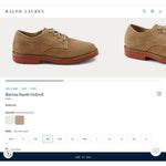 Load image into Gallery viewer, Ralph Lauren Boys Barton Oxford Dress Shoe 12
