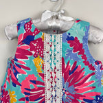 Load image into Gallery viewer, Lilly Pulitzer Girls Infant Shift Dress Aqua Trippin and Sippin 12-18 Months
