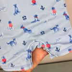 Load image into Gallery viewer, Janie and Jack Baby Recycled Nautical Dog Rash Guard Swimsuit 3-6 Months
