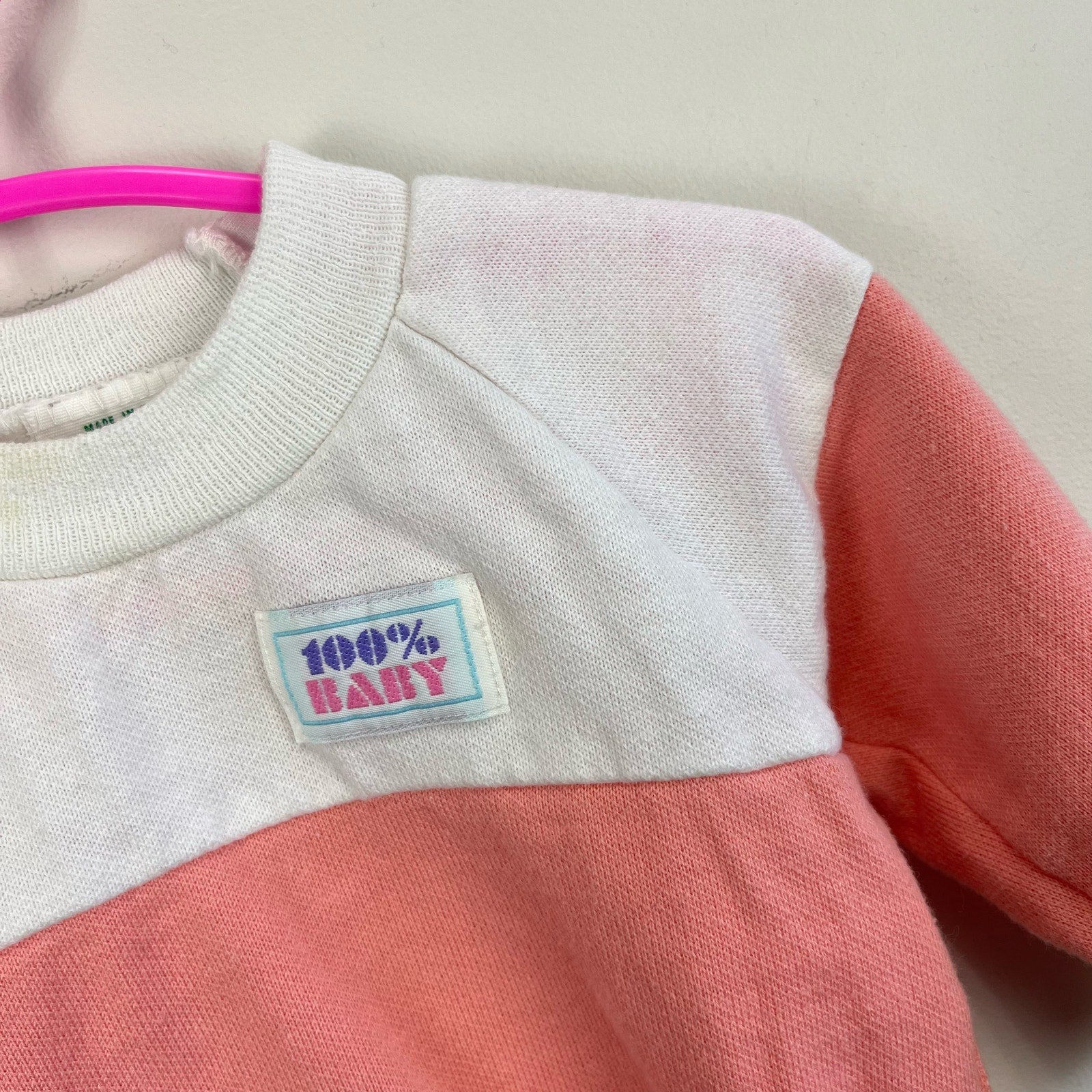 Vintage Health-tex 100% Baby Sweatshirt 6 Months USA