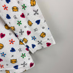 Load image into Gallery viewer, Vintage Healthtex Long Sleeve Tic Tac Toe XO Cat T-shirt 4T USA
