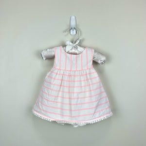 Janie and Jack Striped Skirted One Piece Dress Outfit 0-3 Months