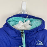 Load image into Gallery viewer, L.L. Bean Mountain Bound Reversible Jacket Bright Sapphire/Teal Aqua 6-12 Months
