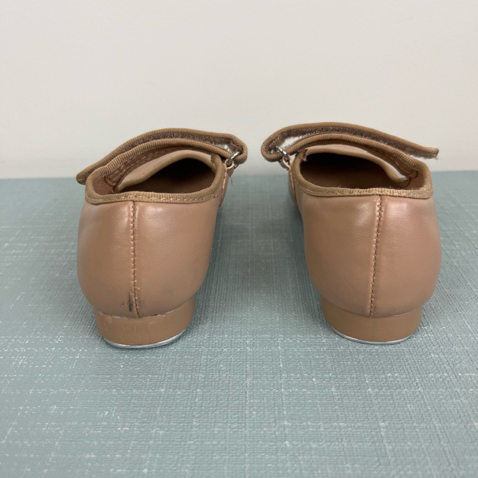 Dance Class Toddler Molly Jane Caramel Tap Shoes with Straps 12