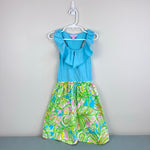 Load image into Gallery viewer, Lilly Pulitzer Girls Little Loranna Dress Multi Elephant Ears 10

