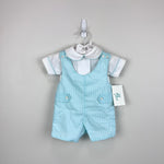 Load image into Gallery viewer, Vintage Glorimont Shortall Romper Set NB-3 Months NWT USA
