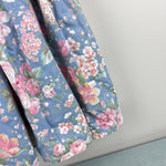 Load image into Gallery viewer, Vintage Pink Blue Floral Sleeveless Dress Toddler Girl
