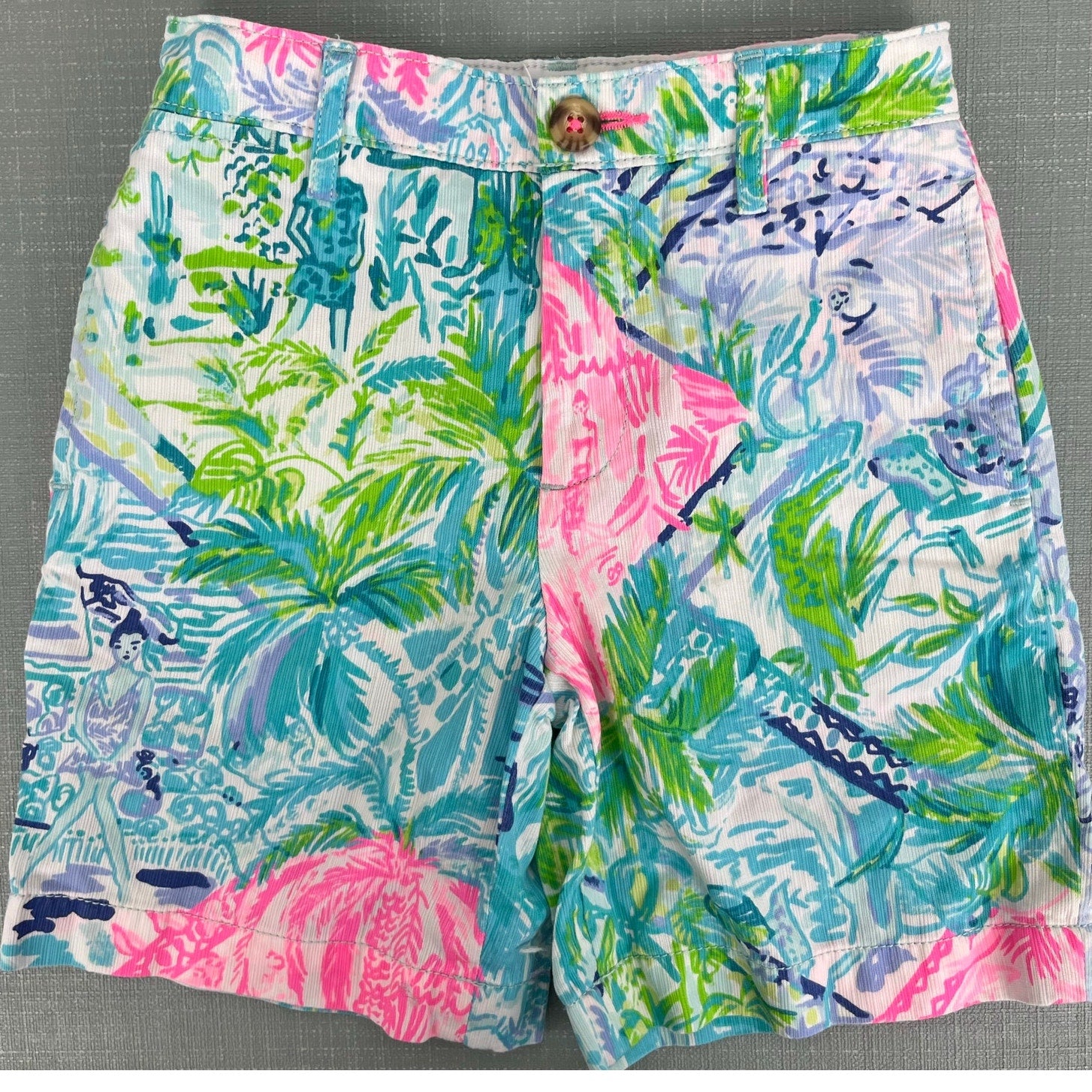 Lilly Pulitzer Boys Beaumont Short Multi Bohemian Queen 5T