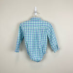 Load image into Gallery viewer, Janie and Jack Plaid Poplin Bodysuit 18-24 Months
