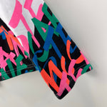 Load image into Gallery viewer, Stella McCartney Girls White Cotton Jersey Hoodie Scribble Logo Print 120 cm 6
