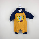 Load image into Gallery viewer, Vintage Y2K Nick Jr Blue's Clues Hooded Football Coverall Outfit 0-3 Months
