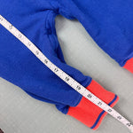 Load image into Gallery viewer, Vintage Tiny Toes Blue Sweatshirt Romper 12 Months
