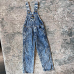 Load image into Gallery viewer, Vintage OshKosh Acid Wash Overalls 5T USA
