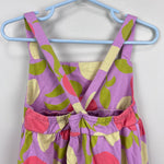 Load image into Gallery viewer, Hanna Andersson Cotton Tiered Cross Back Citrus Sunshine Tea Rose 120 cm 6-7
