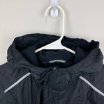 Load image into Gallery viewer, L.L. Bean Kids' Lined Trail Model Wind and Rain Jacket Black M 10/12
