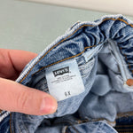 Load image into Gallery viewer, Vintage Levi's Cinched Waist Orange Tab Cut Off Jean Shorts 6
